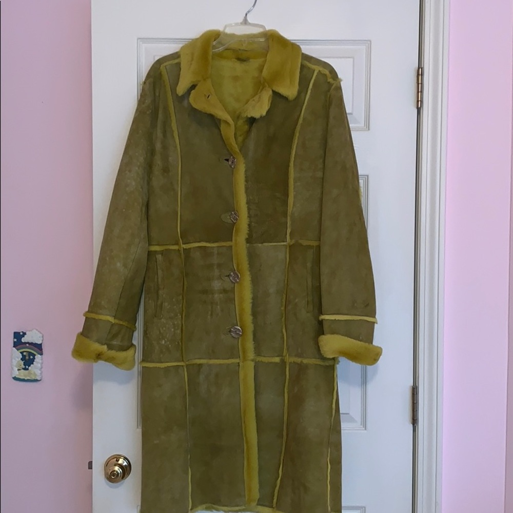 Italian real shearling coat
